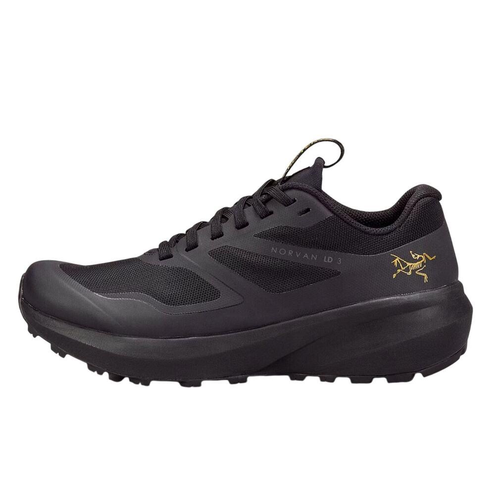 Arc'teryx Norvan LD 3 Athletic Shoe - Black with Gold Logo